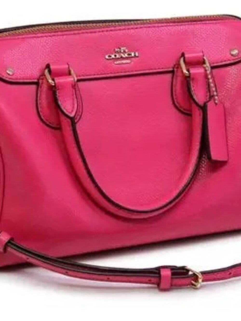 Euc Coach Mini Bennett Red Crossbody Bag Purse